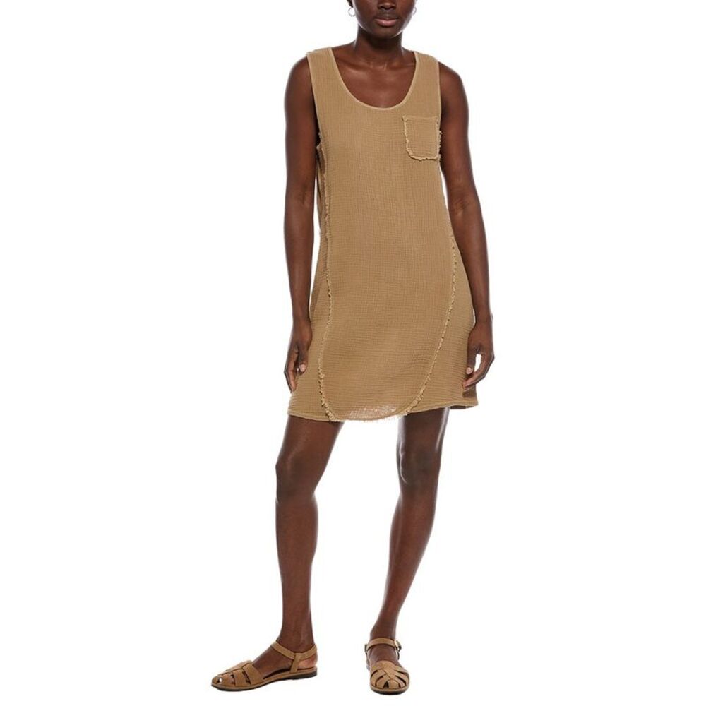 Xcvi Womens Hartley Tank Dress, Brown